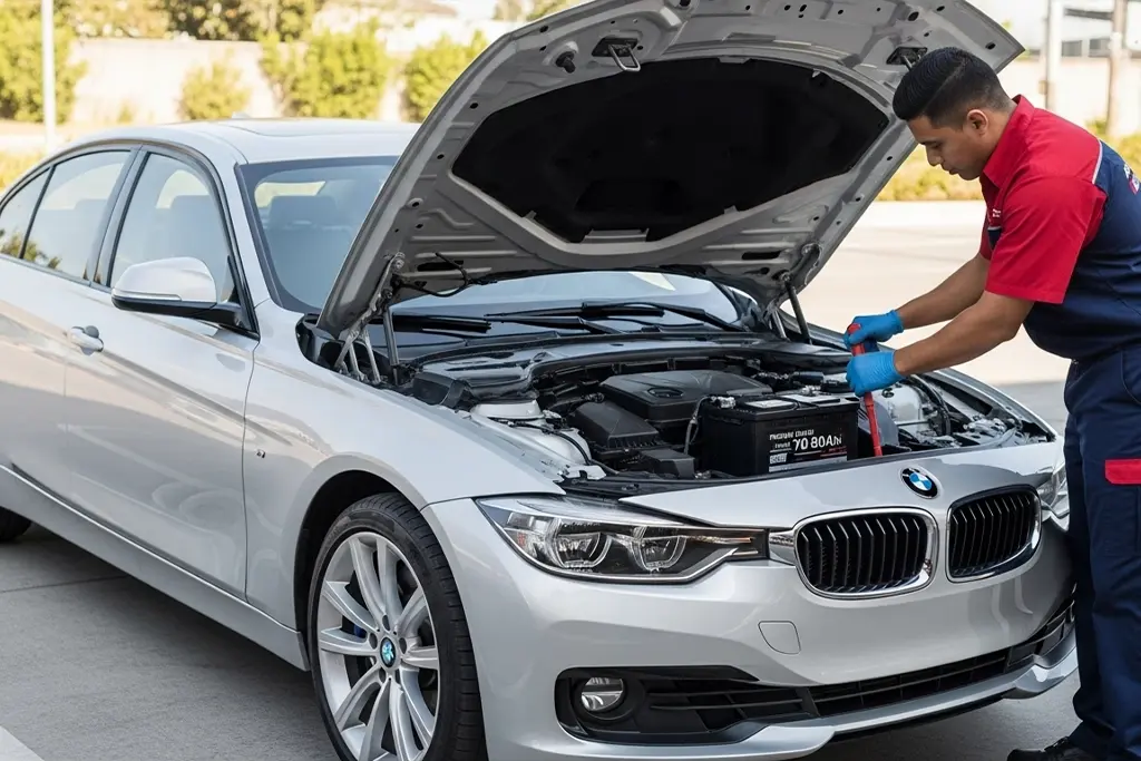 BMW 3 series battery replacement service in UAE