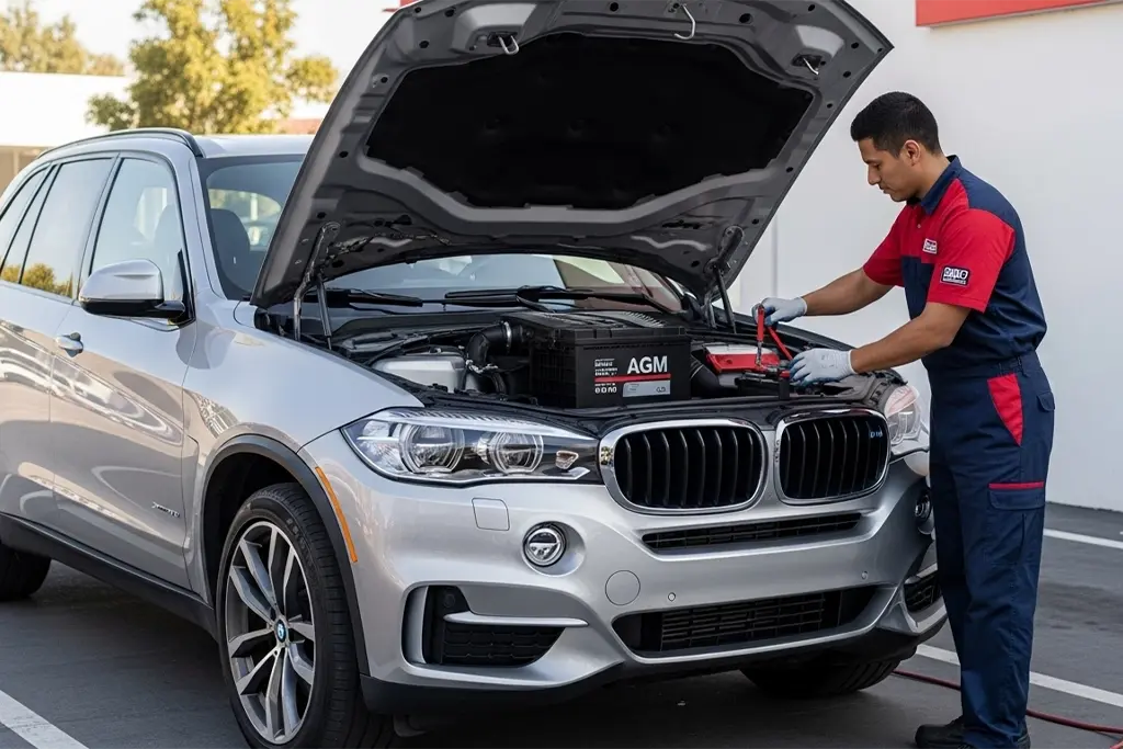 Reliable BMW X5 SUV battery replacement service