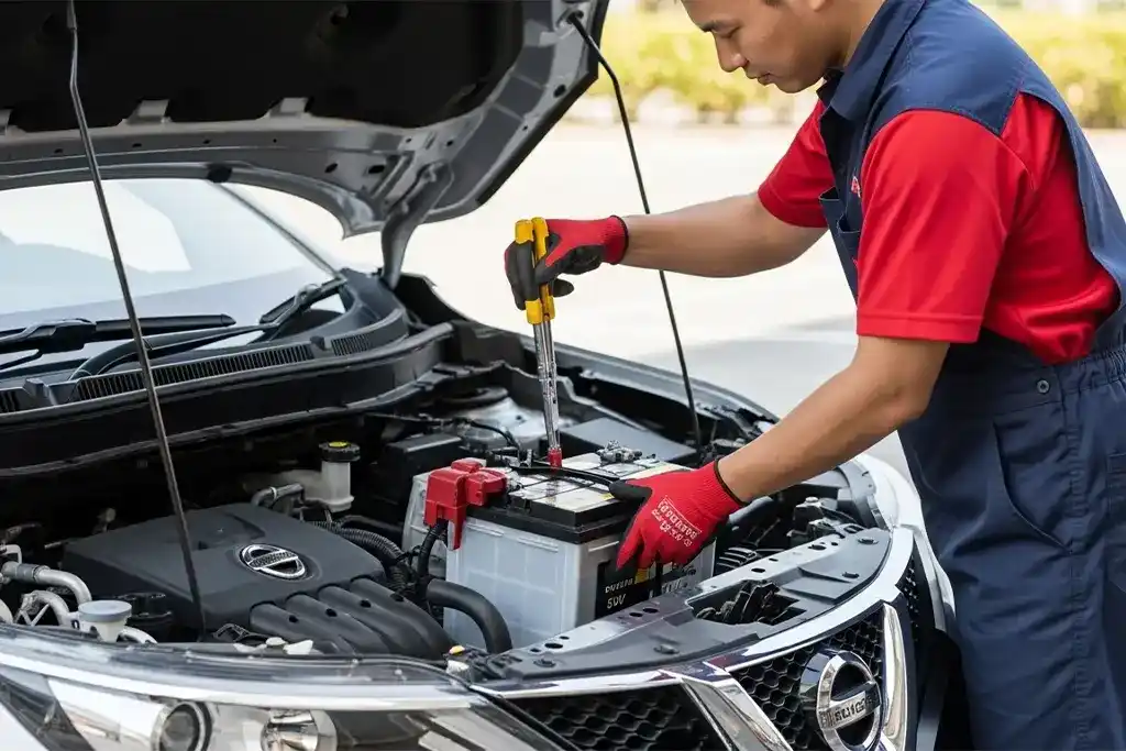 Reliable battery replacement service for Nissan Qashqai vehicles