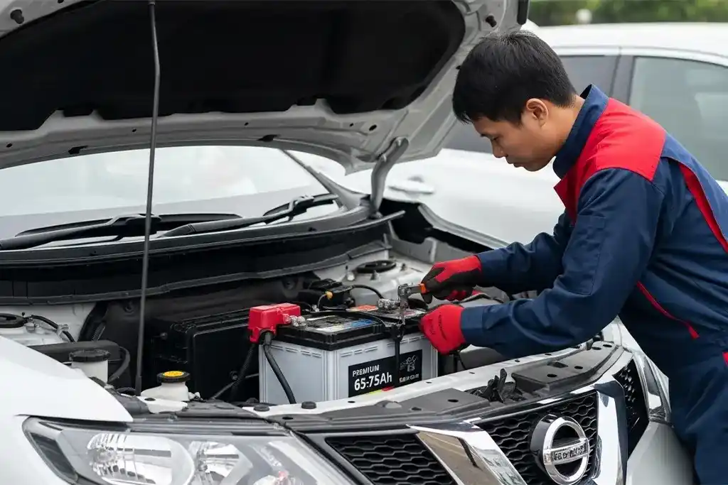 Nissan X-Trail car battery replacement service