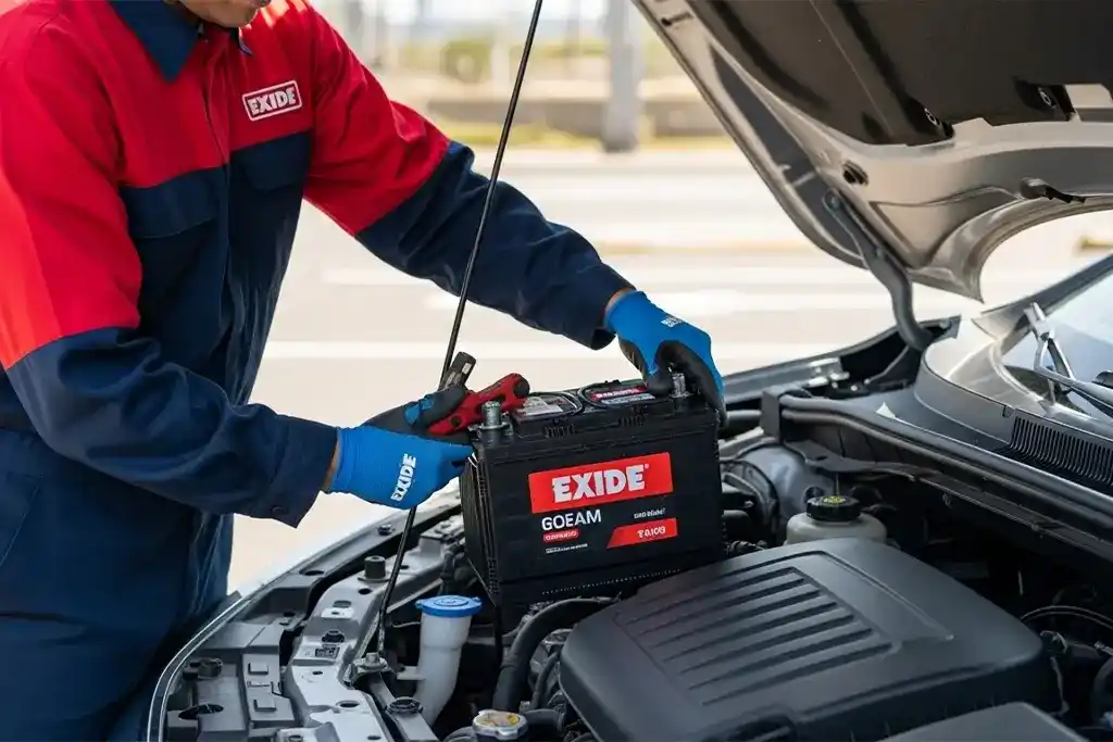 Exide Battery Installation at Your Location