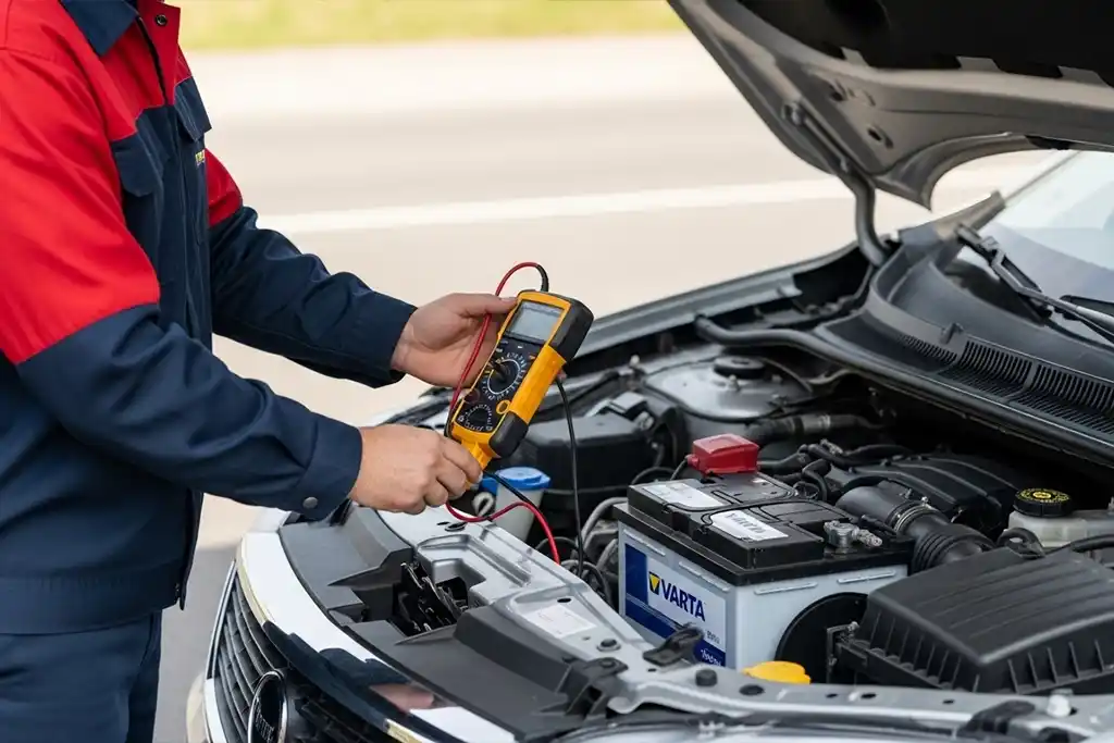 Dispatch and ETA tracking for car battery replacement service - Fast technician arrival