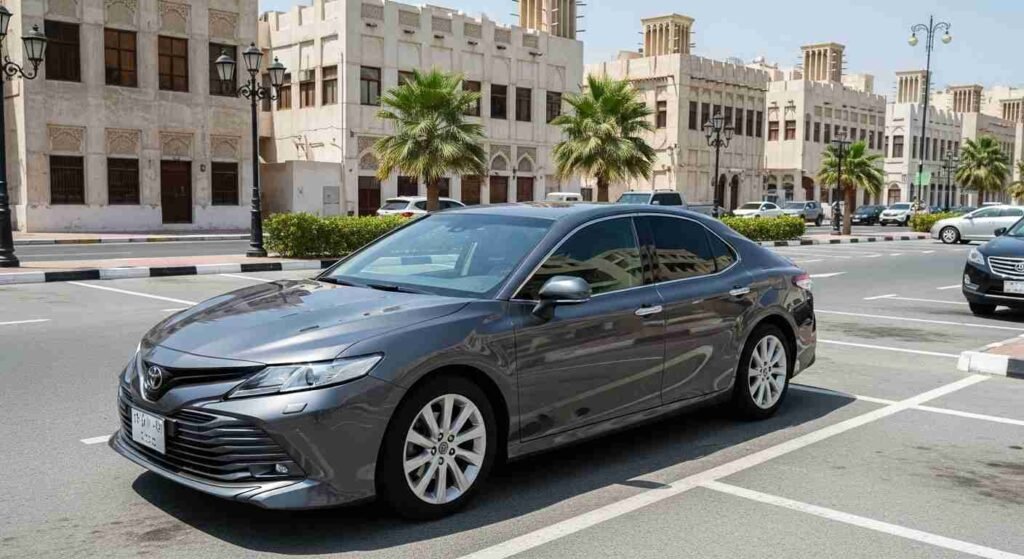 Certified technician performing Toyota battery replacement in UAE