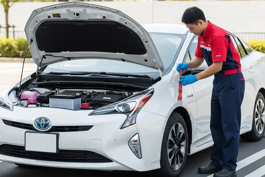 toyota prius 12V battery replacement service