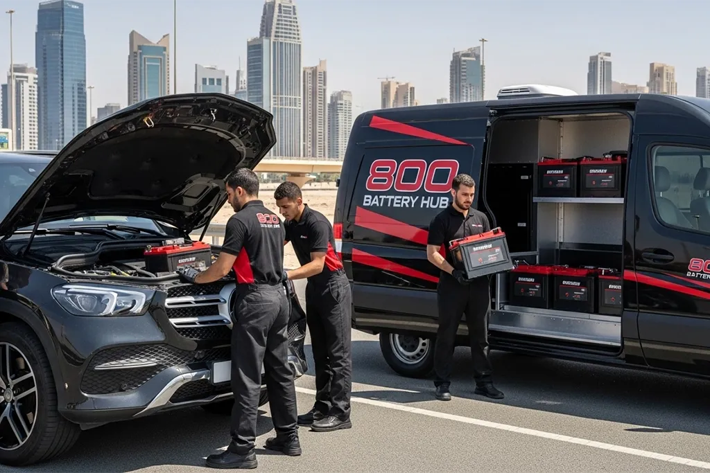 Mercedes GLE battery replacement service - UAE