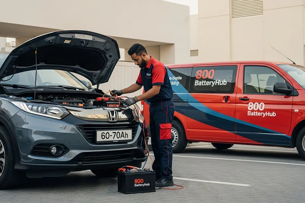 Honda HR-V high-performance car battery replacement service