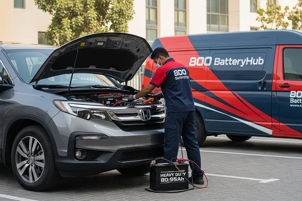 Reliable Honda Pilot SUV battery replacement service