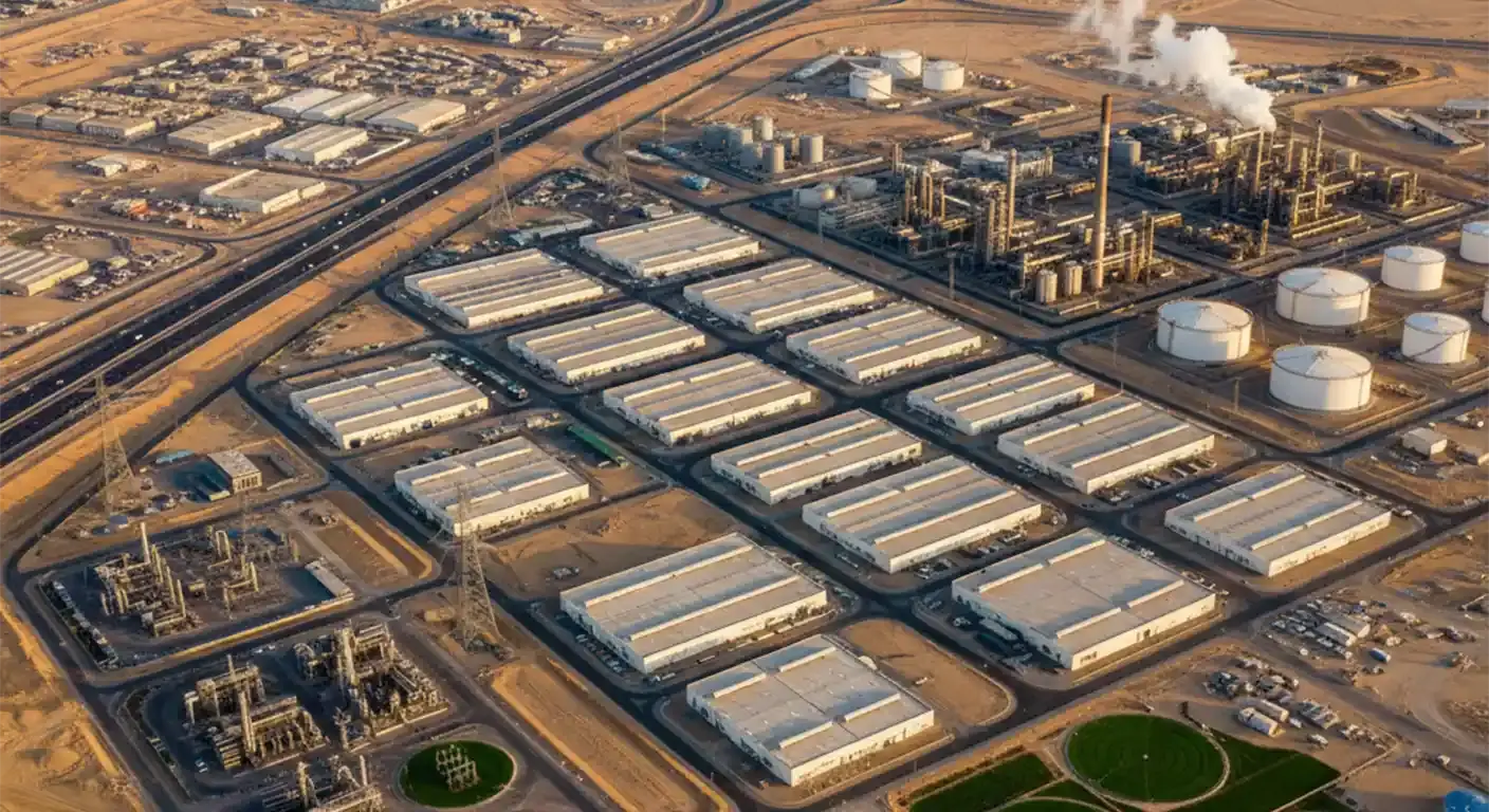 Industrial area Abu Dhabi