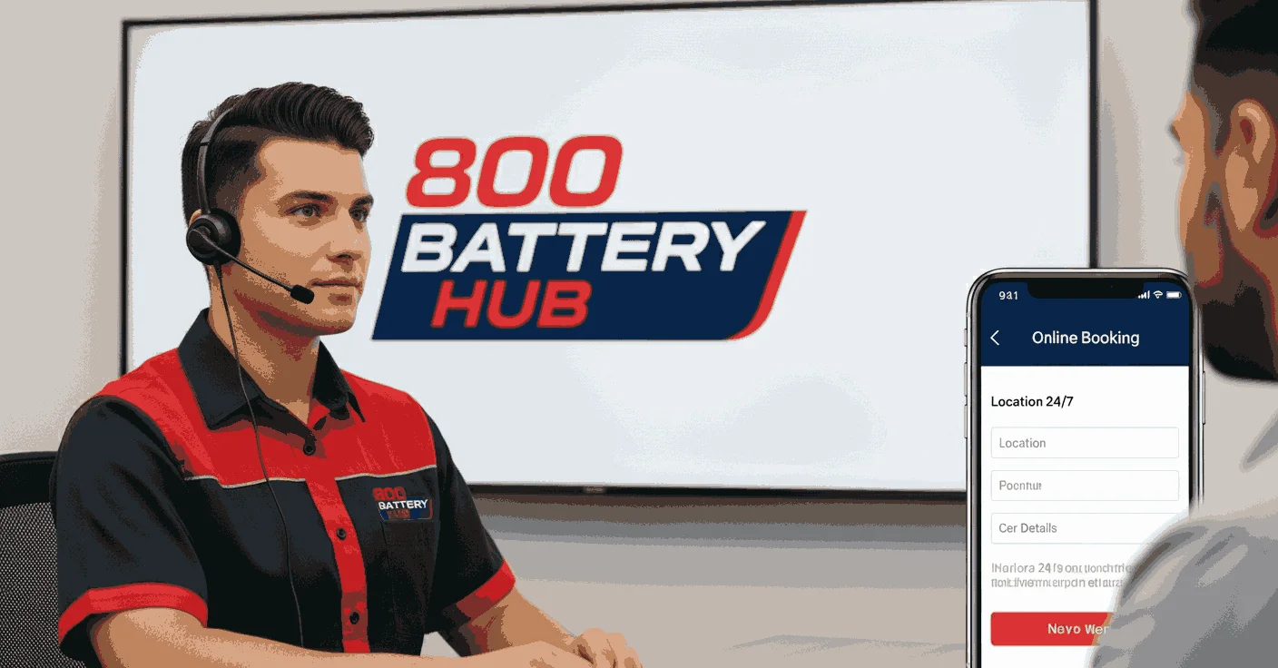 Professional car battery service UAE