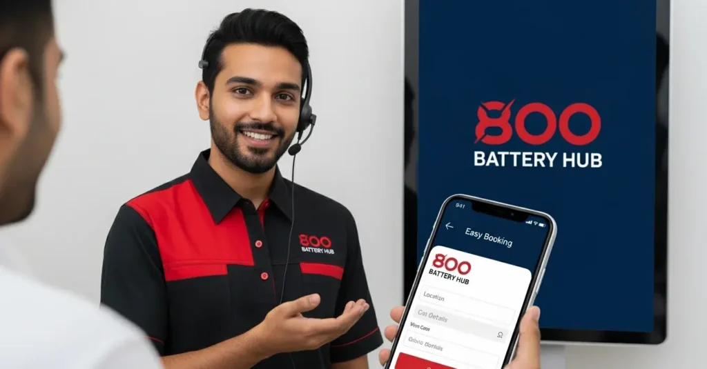 Book car battery replacement service now - Provide your location and car details online