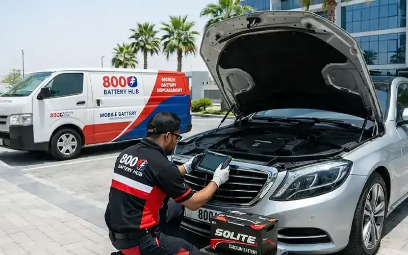 Solite mobile battery replacement by certified technician – fast, on-site service with diagnostics and installation