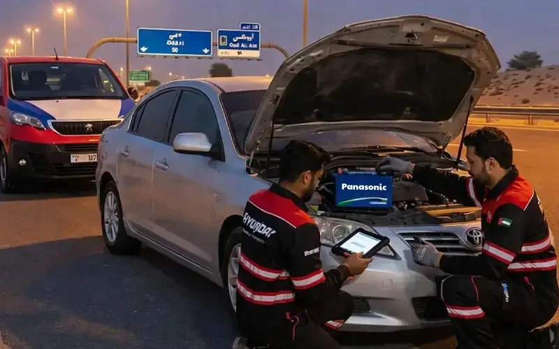 Hyundai roadside battery replacement in the UAE – on-site service within 30 minutes